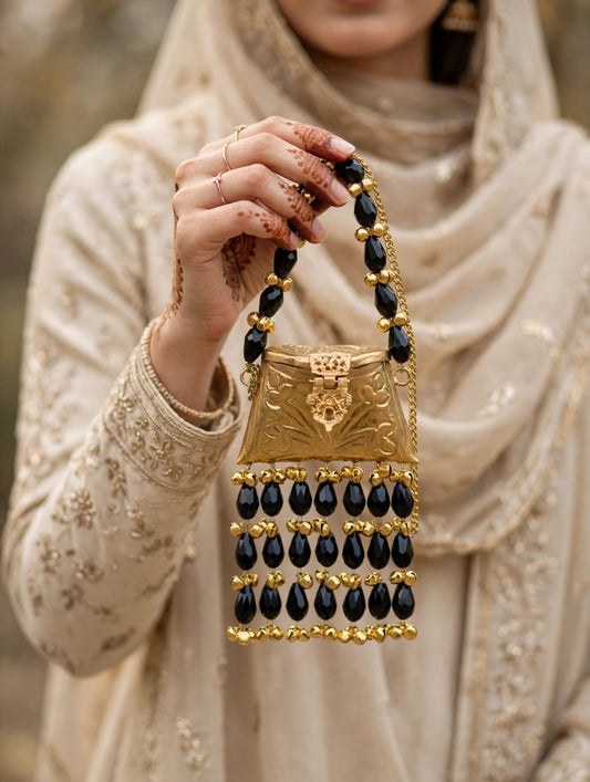 Stylish Indian Designer Metal Clutch_Mini Size_New Arrival
