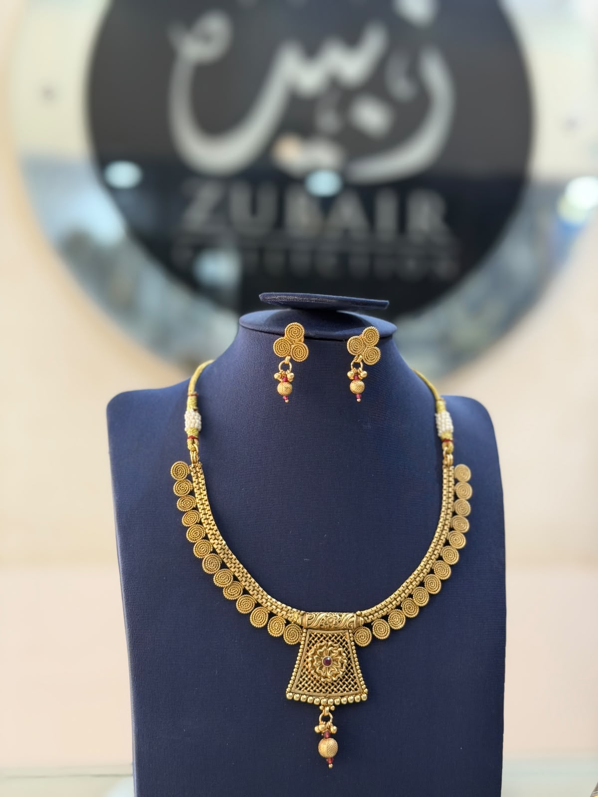 Royal Golden Rajwadi Choker Set – Bridal Necklace & Earrings | Wedding Collection | New Arrival 6