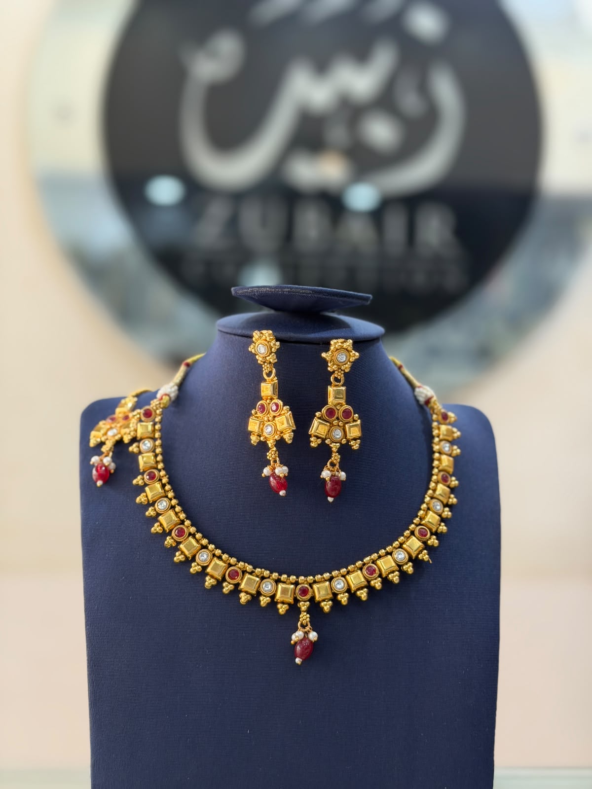 Royal Golden Rajwadi Choker Set – Bridal Necklace & Earrings | Wedding Collection | New Arrival 14