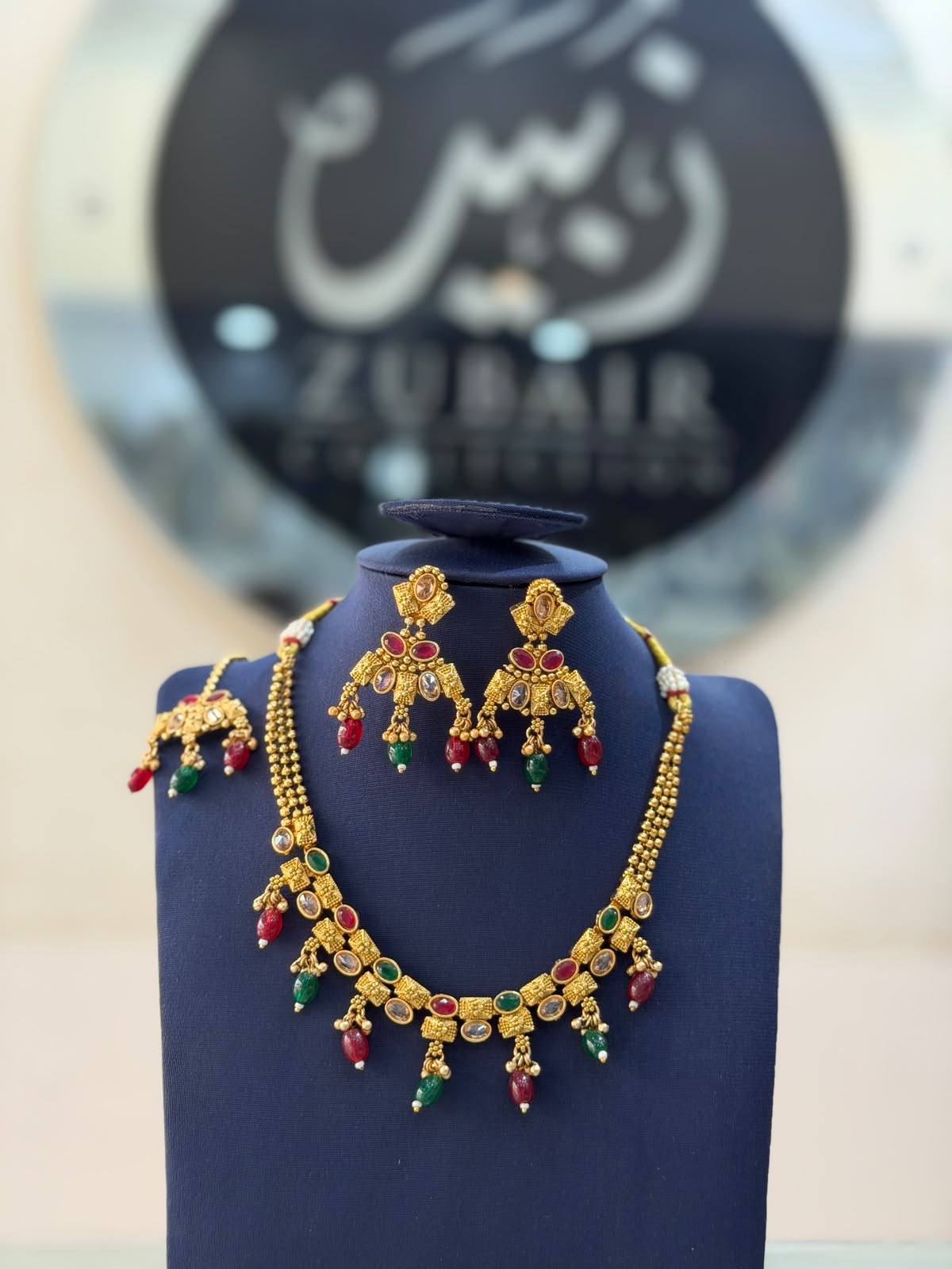 Royal Golden Rajwadi Choker Set – Bridal Necklace & Earrings | Wedding Collection | New Arrival 17