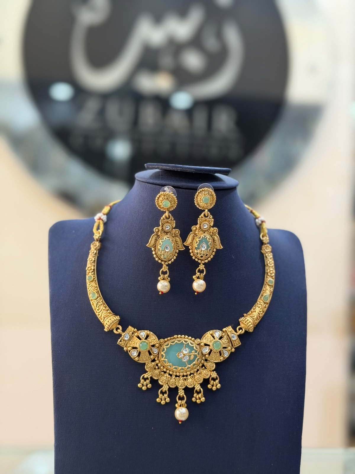 Royal Golden Rajwadi Choker Set – Bridal Necklace & Earrings | Wedding Collection | New Arrival 22
