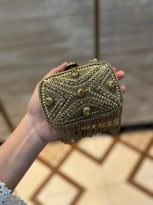 Luxury Golden Heer Collection Clutch- Design 9