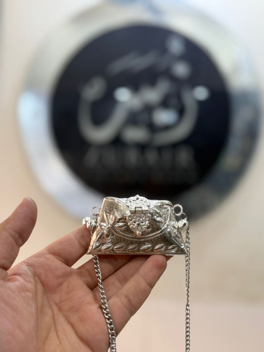 Stylish Silver Mini Clutch