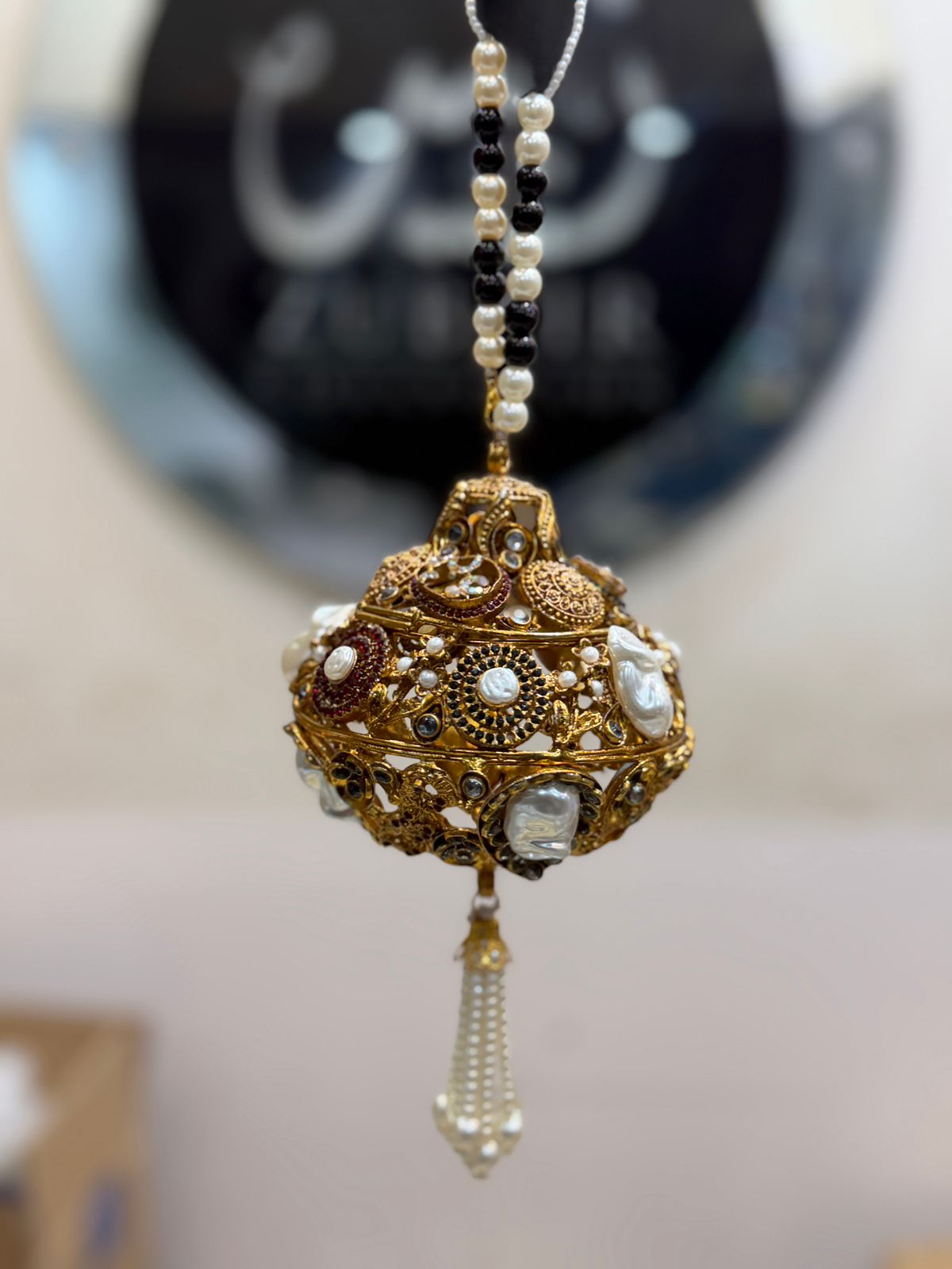 Stylish Designer Turkish_Kundan Dholki_New Design 21