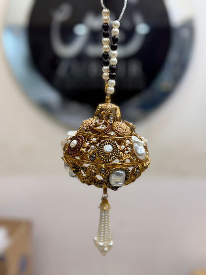 Stylish Designer Turkish_Kundan Dholki_New Design 21