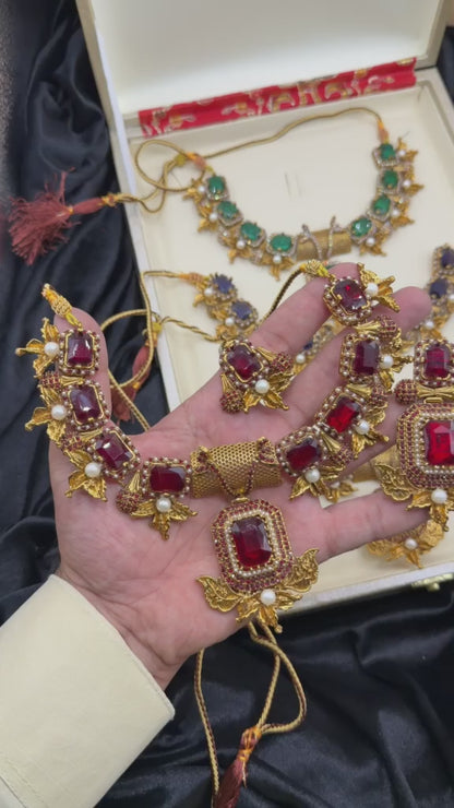 Royal Turkish Designer Choker Set | Wedding Collection – Design 18