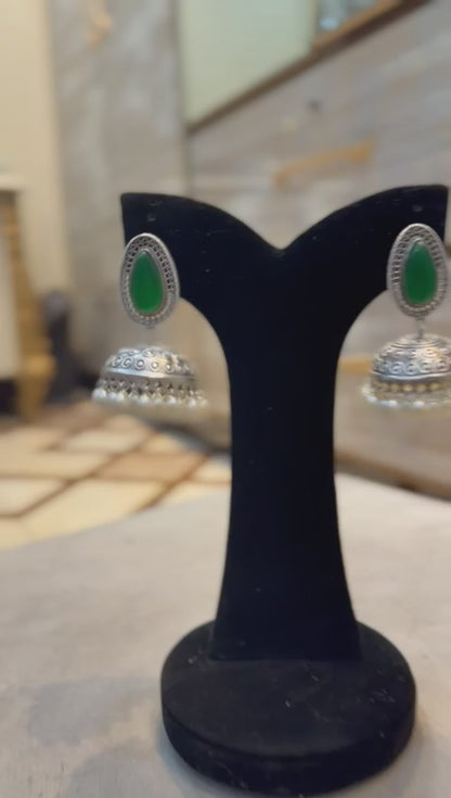 Stylish Kashmiri Oxidized Jhumkay_New Design 13