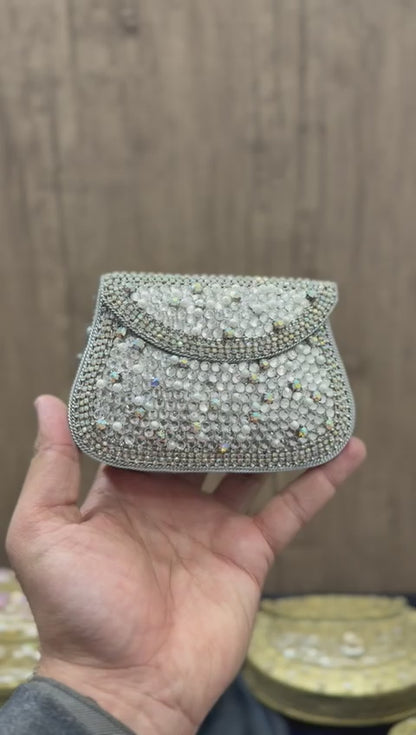 Handmade Luxury Kundan Designer Clutch_New Design 4