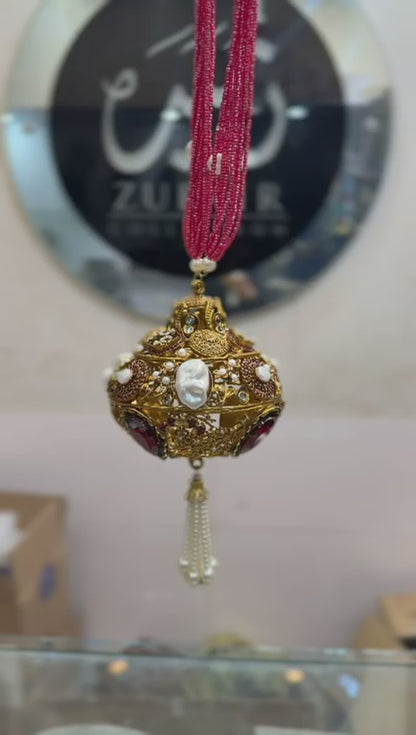 Stylish Designer Turkish_Kundan Dholki_New Design 25