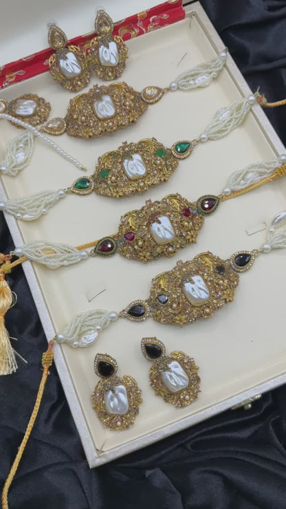 Royal Turkish Designer Choker Set | Wedding Collection – Design 15