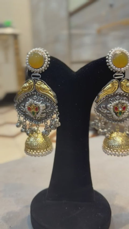 Stylish Kashmiri Oxidized Jhumkay_New Design 20