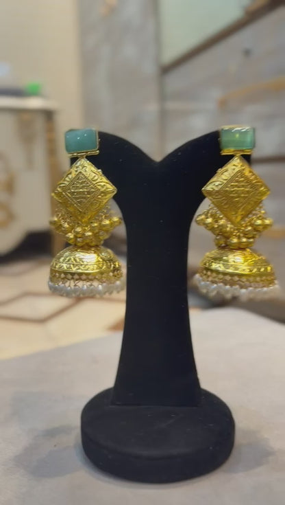 Stylish Kashmiri Oxidized Jhumkay_New Design 24