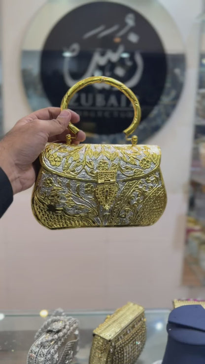 2Tune Luxury Traditional Indian Large Metal Clutch_New Arrival_ 1