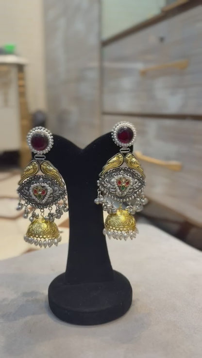 Stylish Kashmiri Oxidized Jhumkay_New Design 19