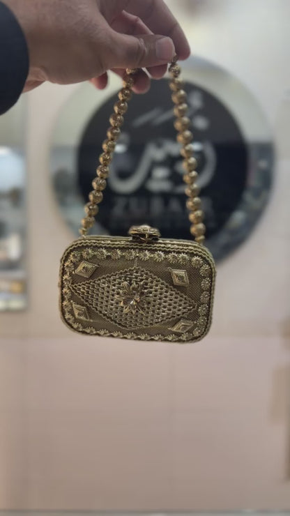 Luxury Golden Heer Collection Clutch_Small Size_New Arrival_Design 18