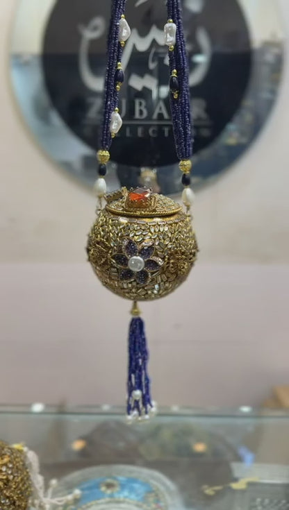 Stylish Designer Turkish_Kundan Dholki_New Design 16