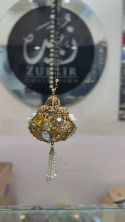 Stylish Designer Turkish_Kundan Dholki_New Design 22