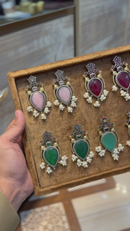 Stylish Silver Oxidized Trending EarRings_New Design 4