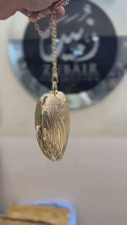 Acrylic Golden Heart Clutch_New Design 11