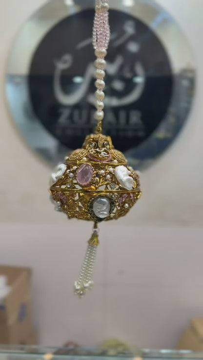 Stylish Designer Turkish_Kundan Dholki_New Design 24