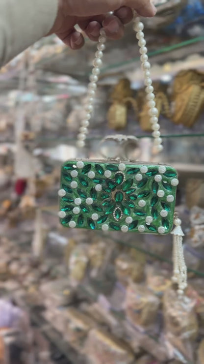 Handmade Designer Turkish Kundan Clutch_New Arrival_Design 9