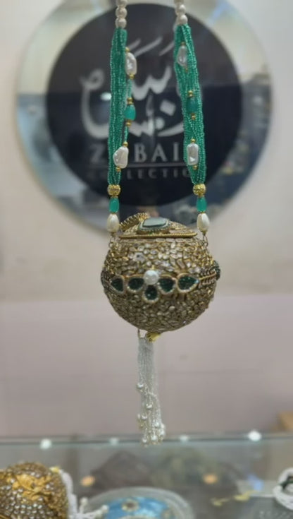 Stylish Designer Turkish_Kundan Dholki_New Design 13