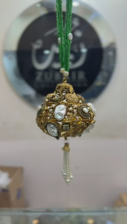 Stylish Designer Turkish_Kundan Dholki_New Design 20