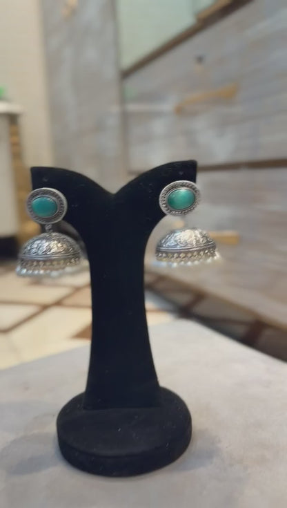 Stylish Kashmiri Oxidized Jhumkay_New Design 11