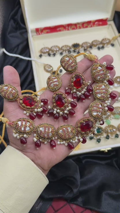 Royal Turkish Designer Choker Set | Wedding Collection – Design 16
