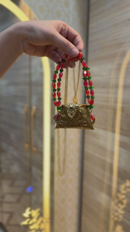 Stylish Indian Kundan Metal Clutch_Small Size_New Arrival