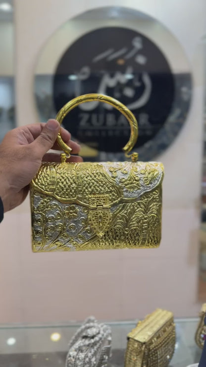 2Tune Luxury Traditional Indian Large Metal Clutch_New Arrival_ 5