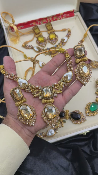 Royal Turkish Designer Choker Set | Wedding Collection – Design 02
