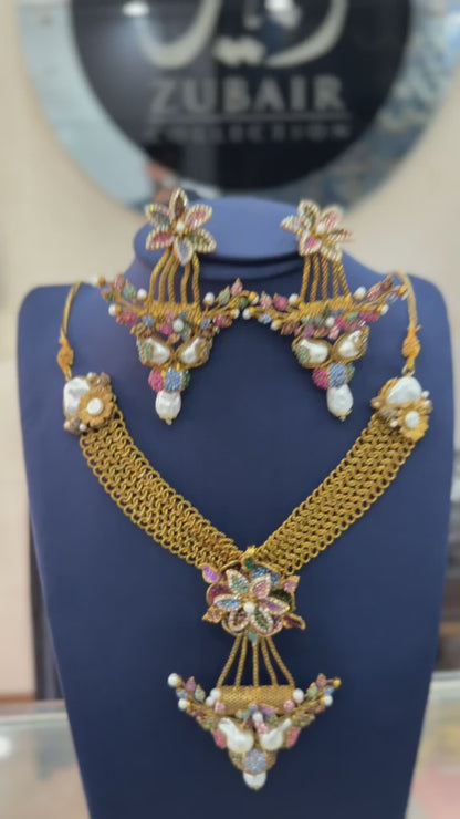 Royal Turkish Designer Choker Set | Wedding Collection – Design 07