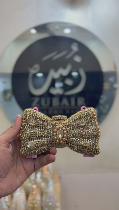 Stylish Acrylic Kundan Clutch_New Design 9