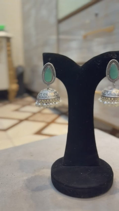 Stylish Kashmiri Oxidized Jhumkay_New Design 8