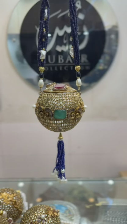 Stylish Designer Turkish_Kundan Dholki_New Design 19