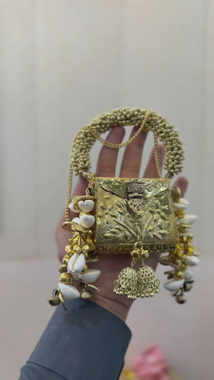Stylish Indian Designer Metal Clutch_Small Size_New Arrival