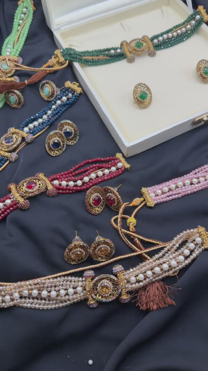 Royal Turkish Designer Choker Set | Wedding Collection – Design 04