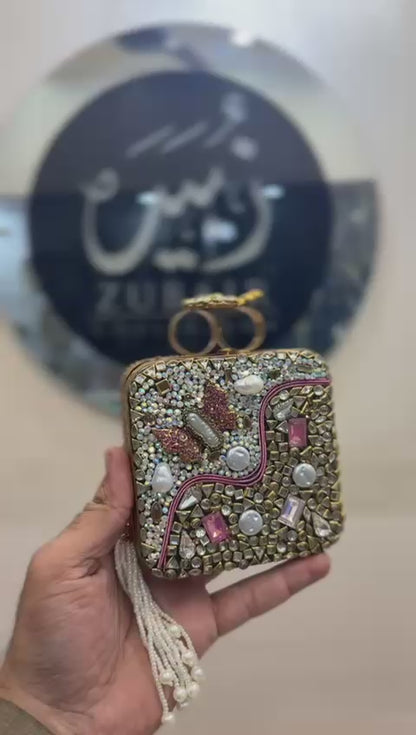 Turkish_Kundan Designer Clutch_Design 34