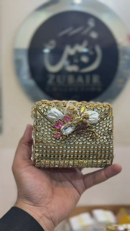 Turkish_Kundan Designer Clutch_New Design 7