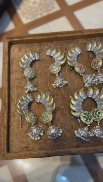 Stylish Silver Oxidized Trending EarRings_New Design 7