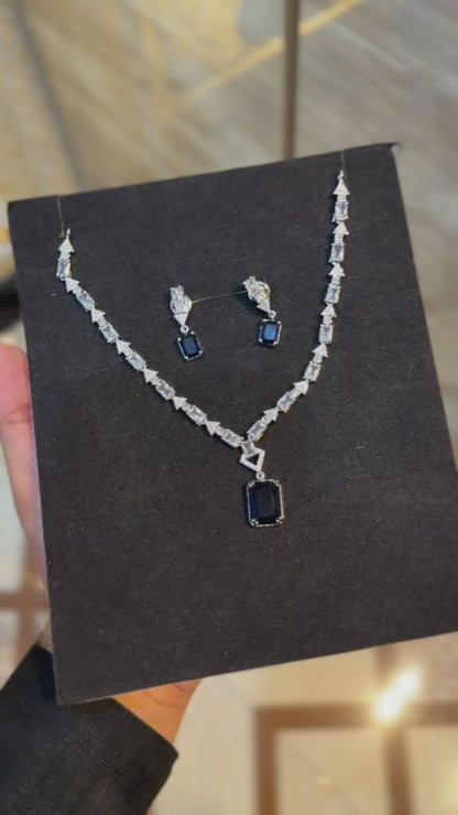 Royal Zircon Necklace Set | Wedding Collection – Design 24