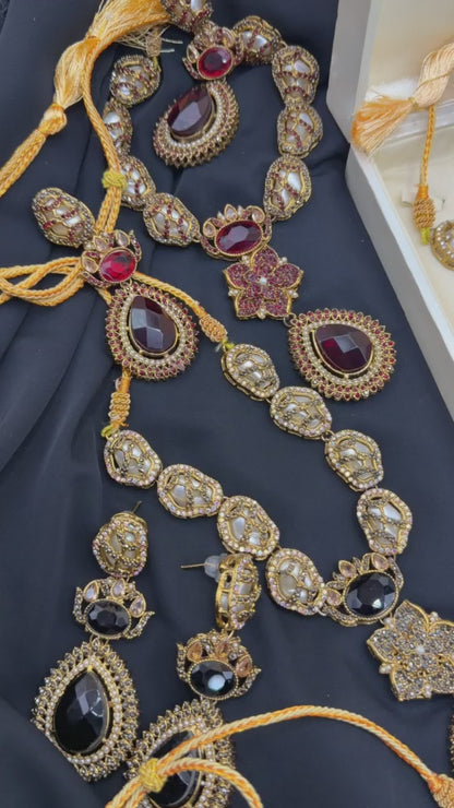 Royal Turkish Designer Neckalce Set | Wedding Collection – Design 7