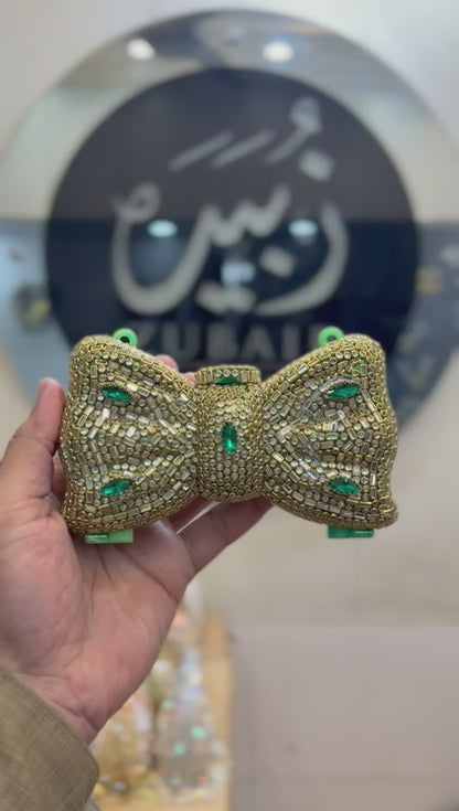 Stylish Acrylic Kundan Clutch_New Design 2