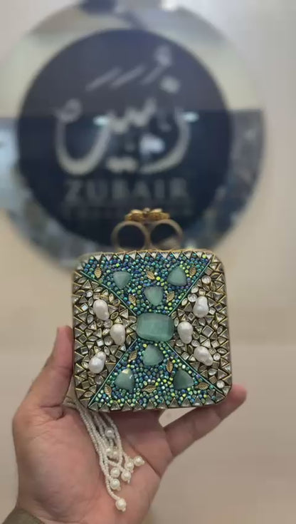 Turkish_Kundan Designer Clutch_Design 33