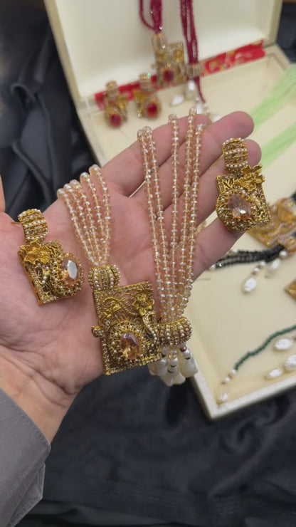 Royal Turkish Designer Mala Set | Wedding Collection – Design 08