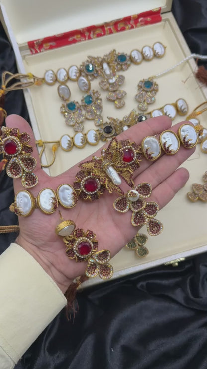 Royal Turkish Designer Choker Set | Wedding Collection – Design 01