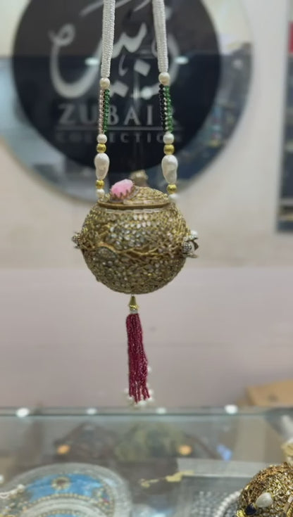 Stylish Designer Turkish_Kundan Dholki_New Design 15