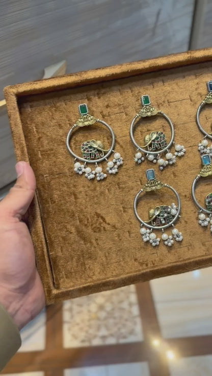 Stylish Silver Oxidized Trending EarRings_New Design 3