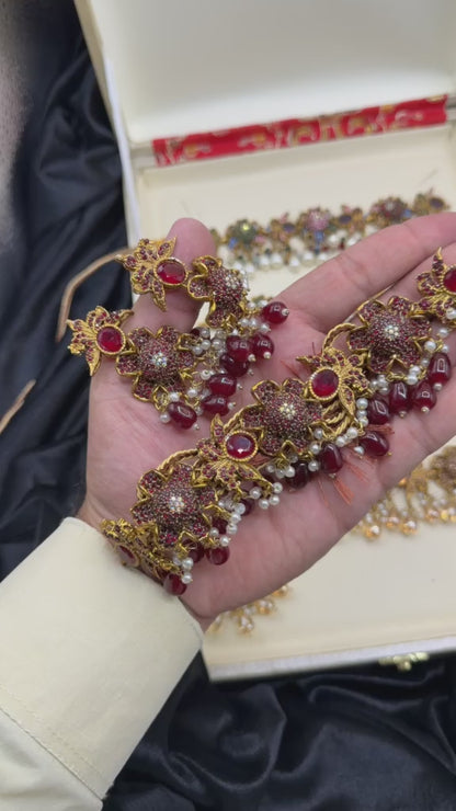 Royal Turkish Designer Choker Set | Wedding Collection – Design 12